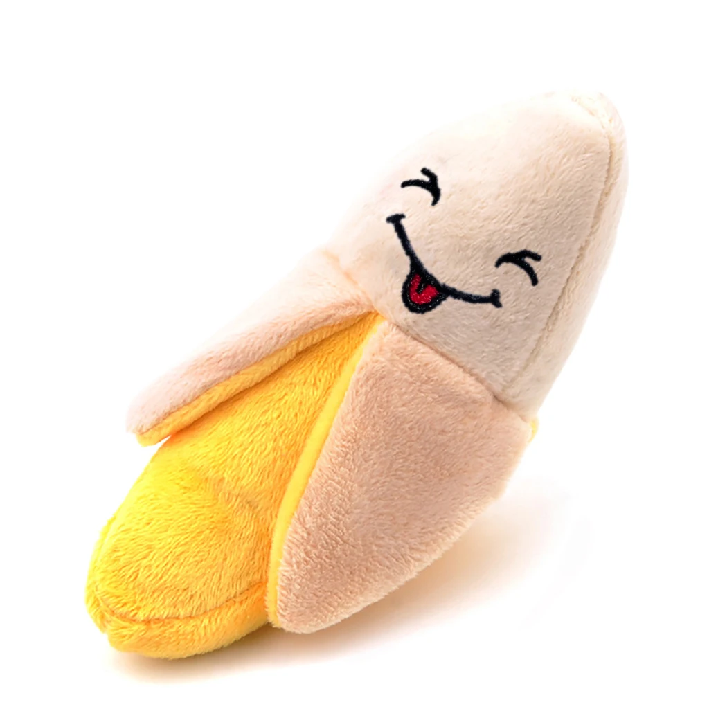 Игрушки для домашних животных собак мультяшная игрушка в форме банана