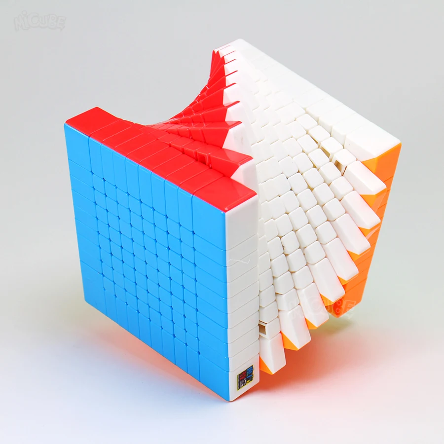 Moyu Meilong 10x10x10 кубик без наклеек матовая поверхность 10x10 волшебный скоростной твист