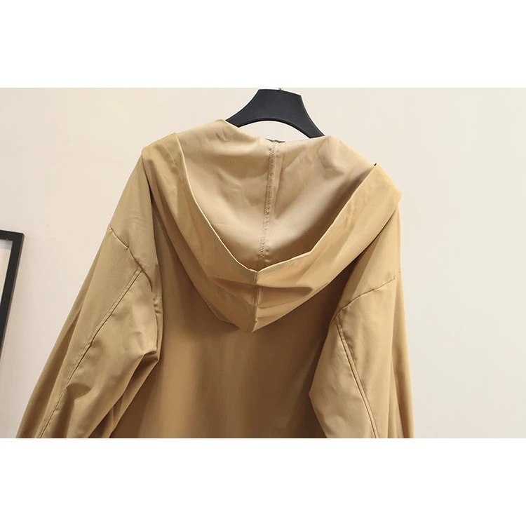 

Plus Size Women's coats Cotton Coat Fashion Solid Autumn Winter Trench Coat