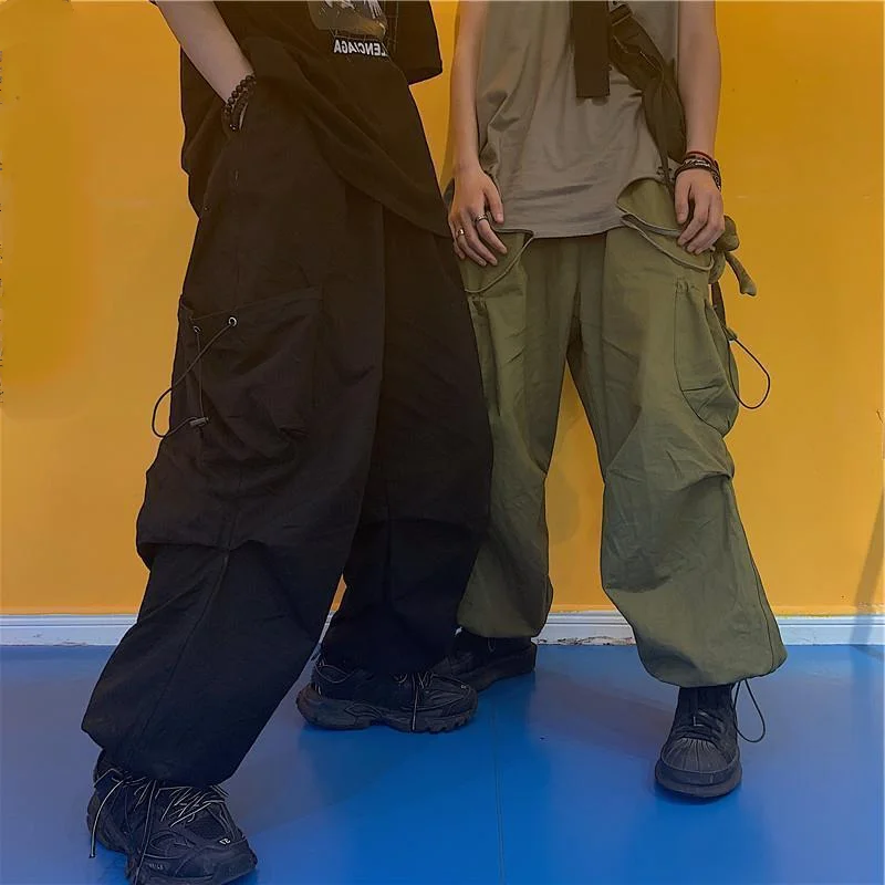 Брюки-карго женские в стиле панк уличная одежда джоггеры спортивные штаны