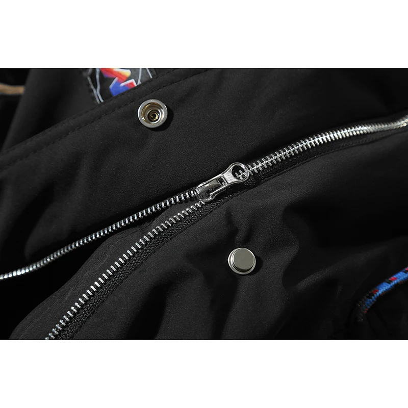 Зимняя длинная куртка с меховым капюшоном Мужская цветная парка на подкладке