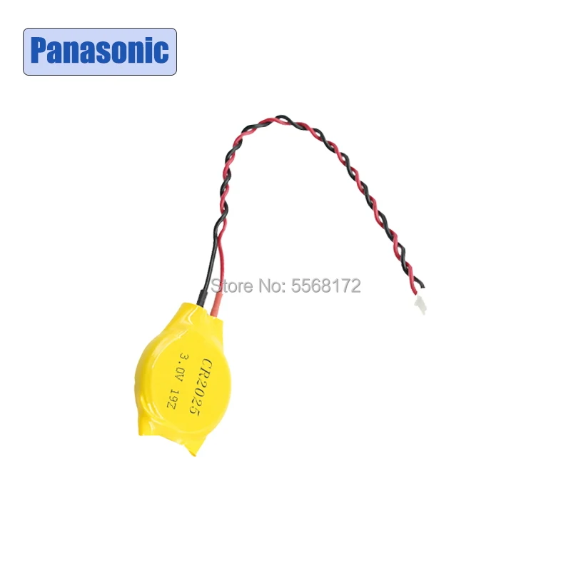 Батарейка Panasonic CR2025 2025 2 шт. батарейка с проводом и вилкой CMOS 3 в BIOS | Электроника