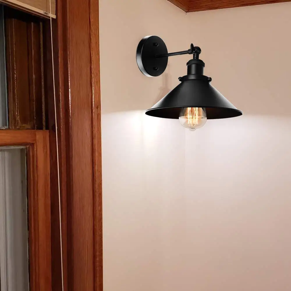 

American style bedside antique wall lamp single-head living room lights vintage fashion bar lamps wall decor bedroom decor