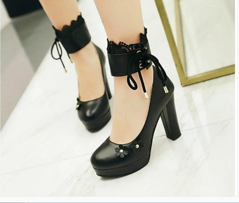 Новинка весна осень 2021 стильная модная женская обувь на высоком каблуке грубый