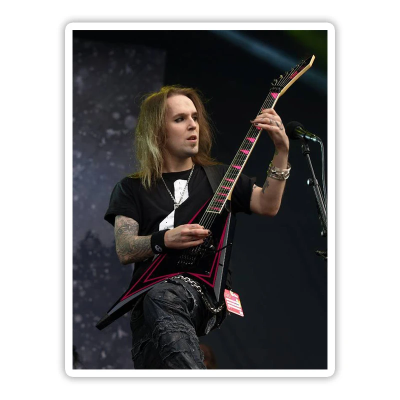 

A0347# 13 CM/17CM Removable PVC Decal Car Sticker for Children of Bodom Alexi Laiho Auto Decors on Bumper Rear Window Laptop