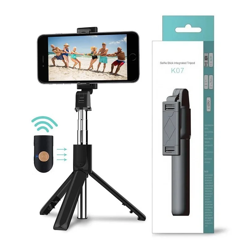 Wireless bluetooth foldable selfie stick tripod remote control for Xiaomi Huawei iphone IOS Android 20cm hot