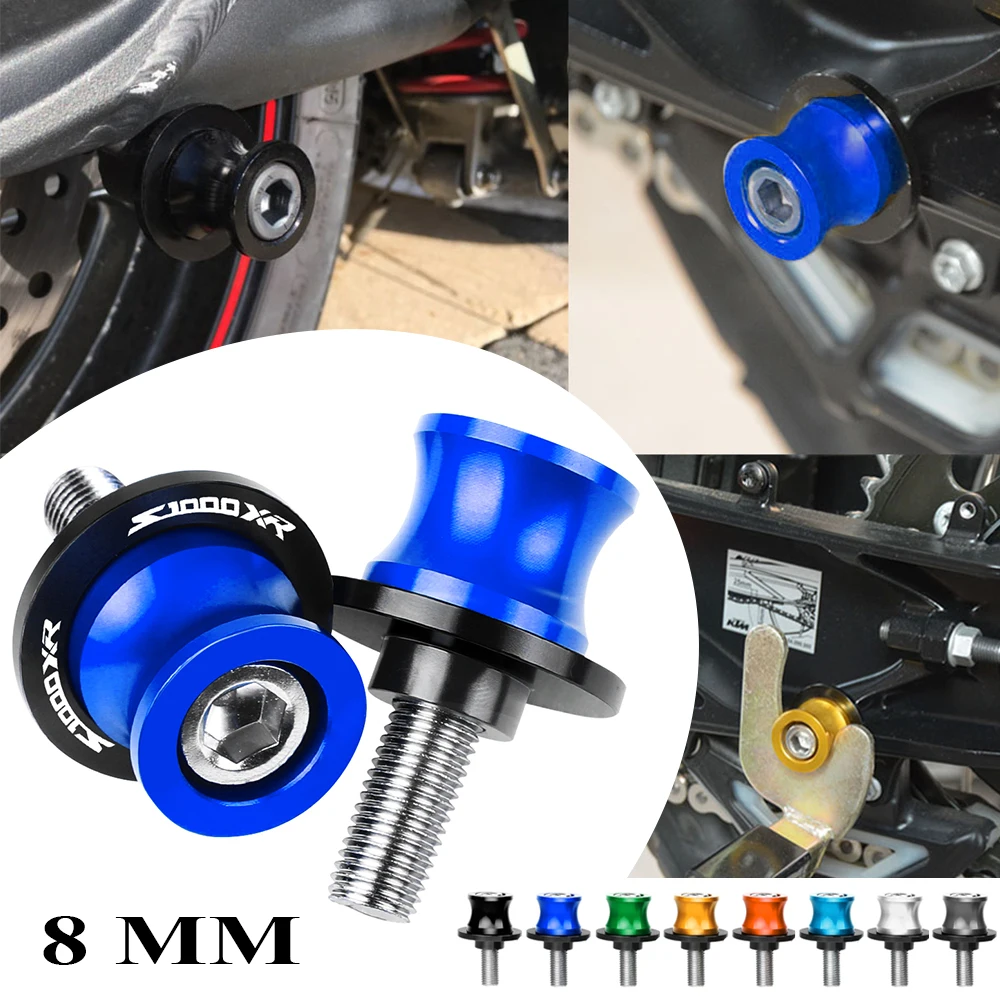 

8 мм аксессуары для мотоциклов CNC алюминиевые катушки с маятниковым рычагом слайдер стенд Винты для BMW S1000XR S1000 XR S 1000 XR 1000XR 2015-2016