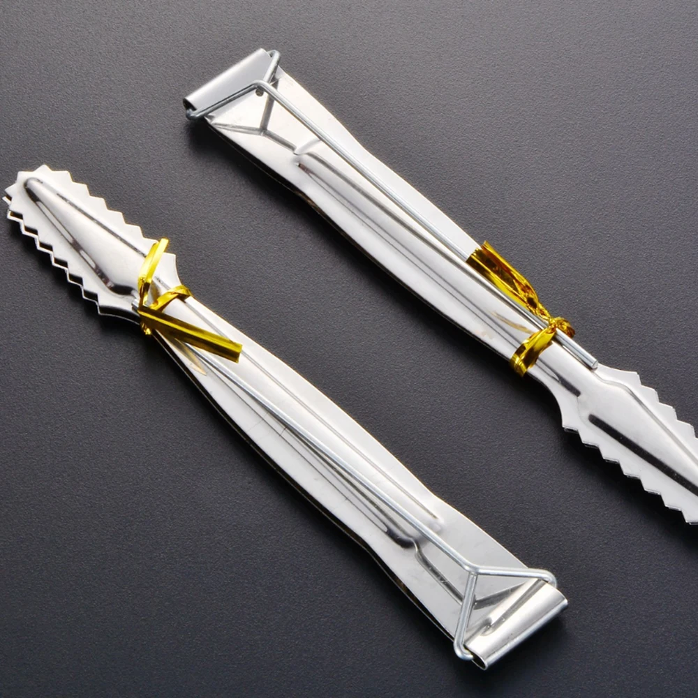 2pcs/lot Metal Shisha Hookah Charcoal Tongs Tweezers For Water Pipe Sheesha Accessories chicha Cigarette Tobacco Tool |