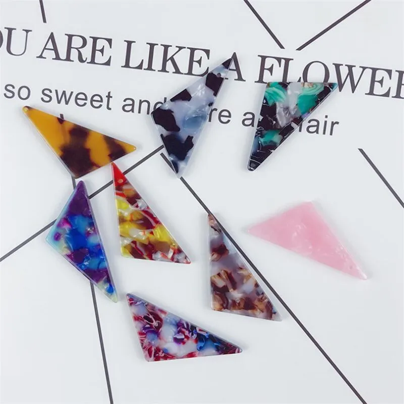 10 шт./лот новые уксусная кислота треугольные Подвески Разъемы для diy модные