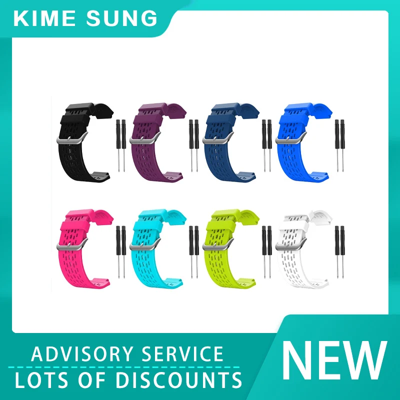 

Soft Silicone Replacement Watch Band Wrist Strap Breathable Sport Watch Bracelet For Garmin- Approach S4/S2 Vivoactive