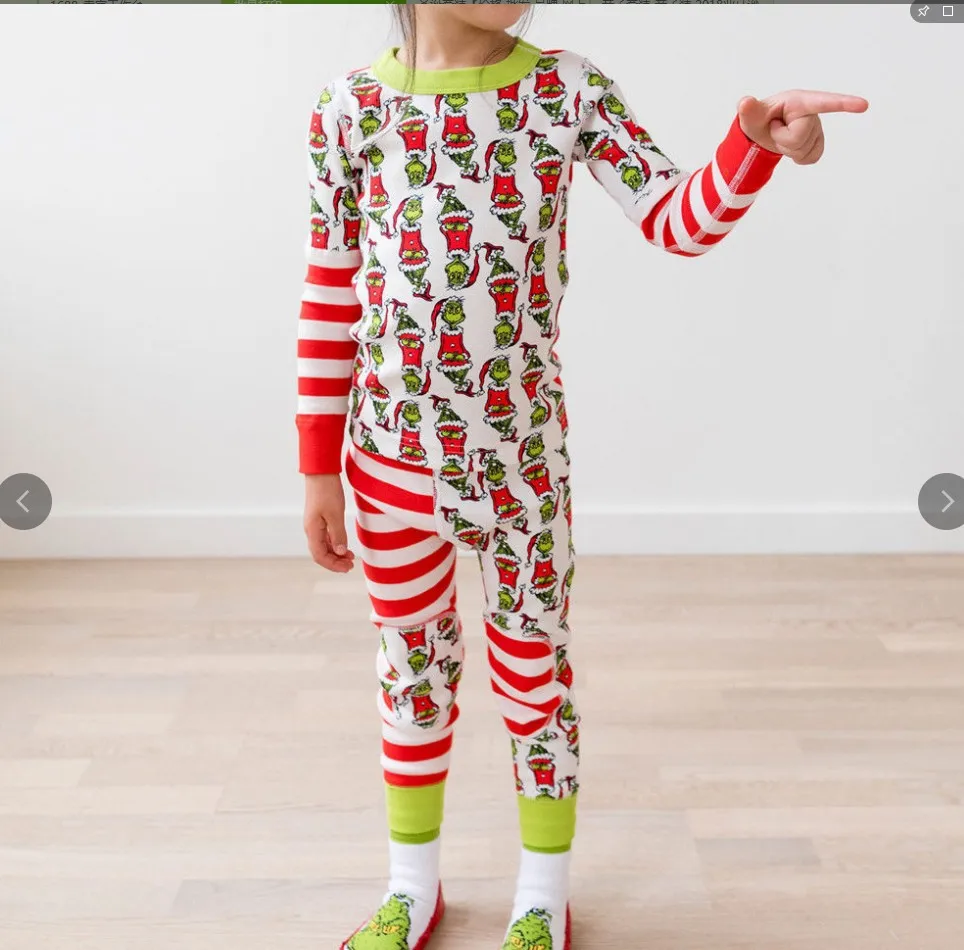 

Family Matching Sleepwear Xmas Pjs Family Christmas Pajamas Set Stripe Mother Daughter Father son Outfits Family Look Nightwear