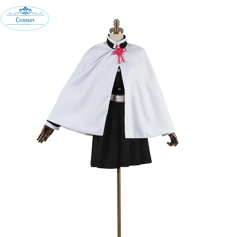 

Custom Made Demon Slayer Kimetsu no Yaiba Tsuyuri Kanawo Battle Suit Team Uniform Cosplay Costume Halloween Cos Wigs Props