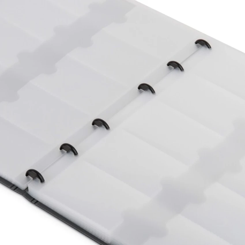 Деловой бумажник большого объема из полипропилена с карманами 300 карманов