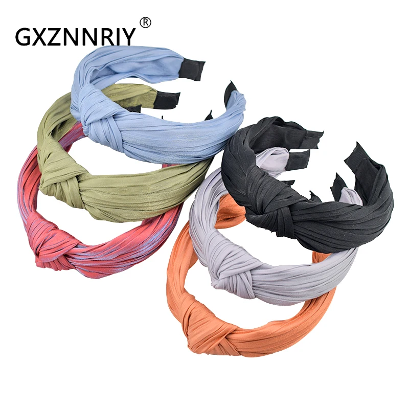 

Обруч для волос Женский, широкий, в Корейском стиле, модная резинка для волос