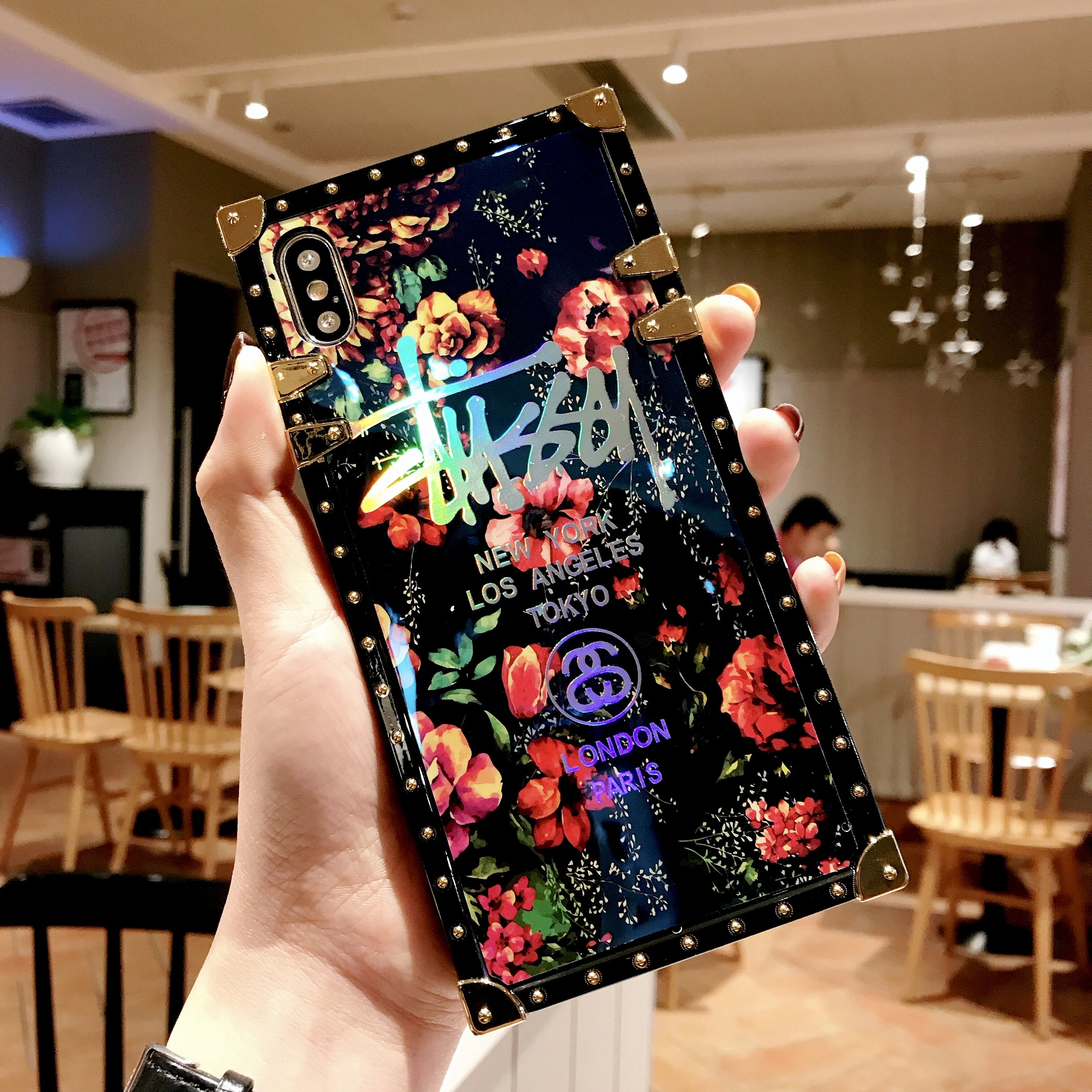 Blu-Ray цвета розового золота набор для душа huawei P20 P20Pro NOVA3 NOVA3i MATE20 MATE 20Pro квадратный