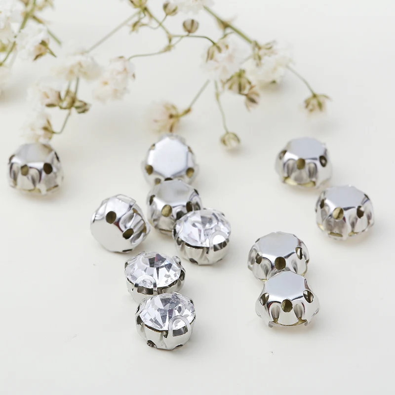 Стразы в форме когтя 4 10 мм блестящие 3D для шитья стеклянные стразы s аксессуары