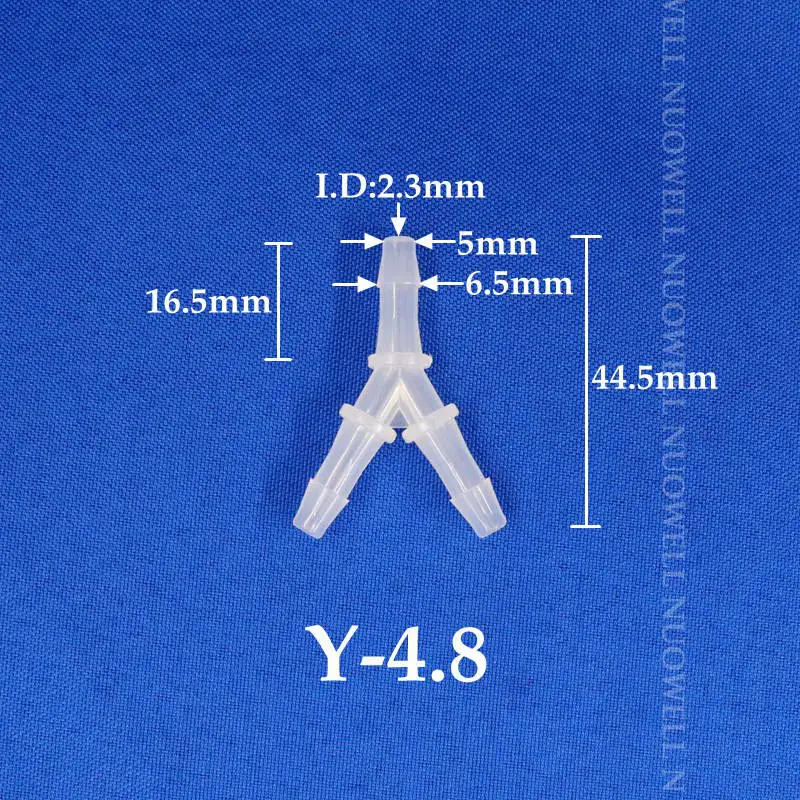 

Пластиковые Y-образные тройники для аквариума 2,4-6,4 мм