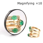 5x10x15x портативные круглые мини-зеркала для макияжа с двумя присосками, инструменты для макияжа, круглое мини-зеркало