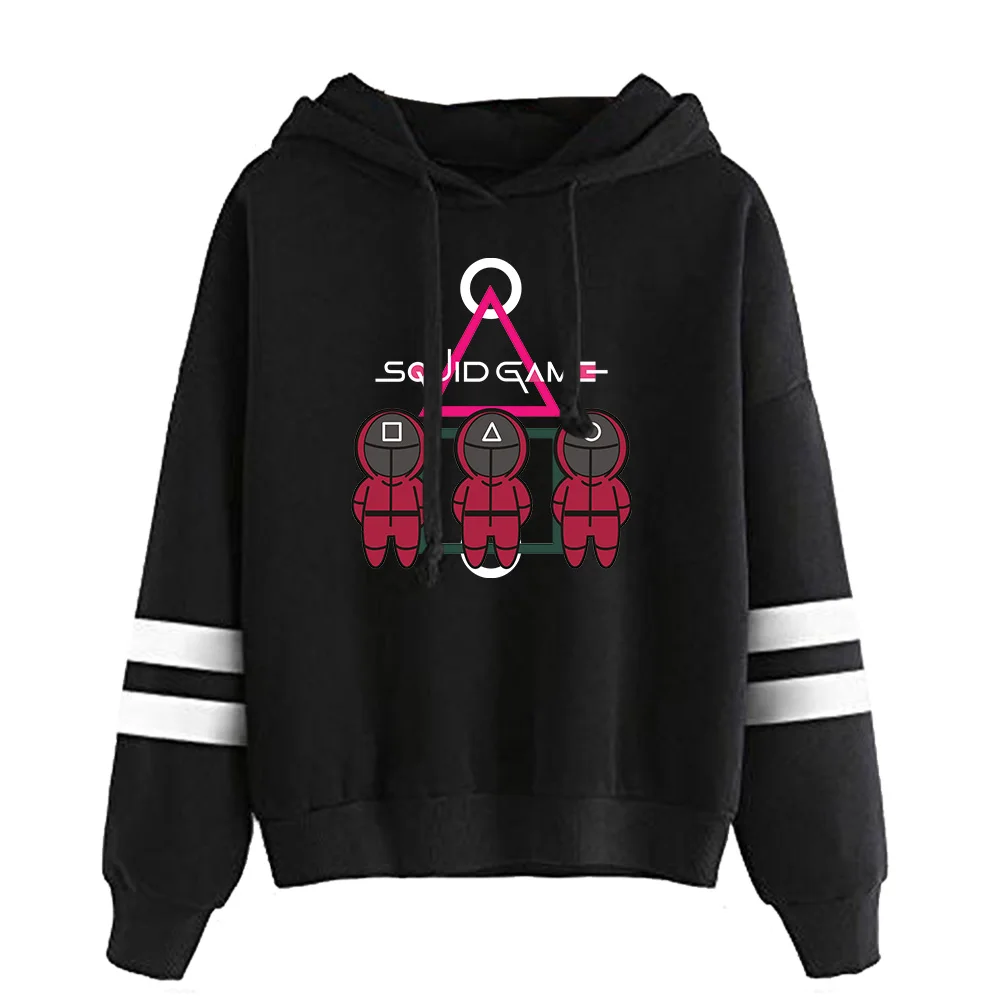 

Игра кальмар, Мужская и Женская толстовка с 3d принтом, толстовка, стиль Харадзюку, хип-хоп, повседневная, уличная одежда, удобная, большого ра...