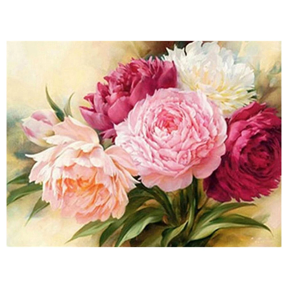 

DIY Pictures Handmade Rhinestone Embroider Diamond Painting Crafts Flowers Arts Full Square Drill Colorful Mosaic