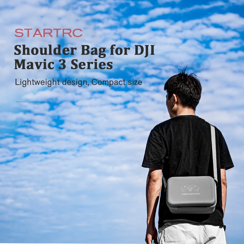 startrc shoulder bag for dji mavic 3 drone accessories storage bag pu watertight case handbag large capacity mavic 3 backpack free global shipping