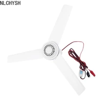12v 24v household mute ceiling canopy fan hanging camping tent hanger fan for outdoor hiking barbecue home dormitory bed