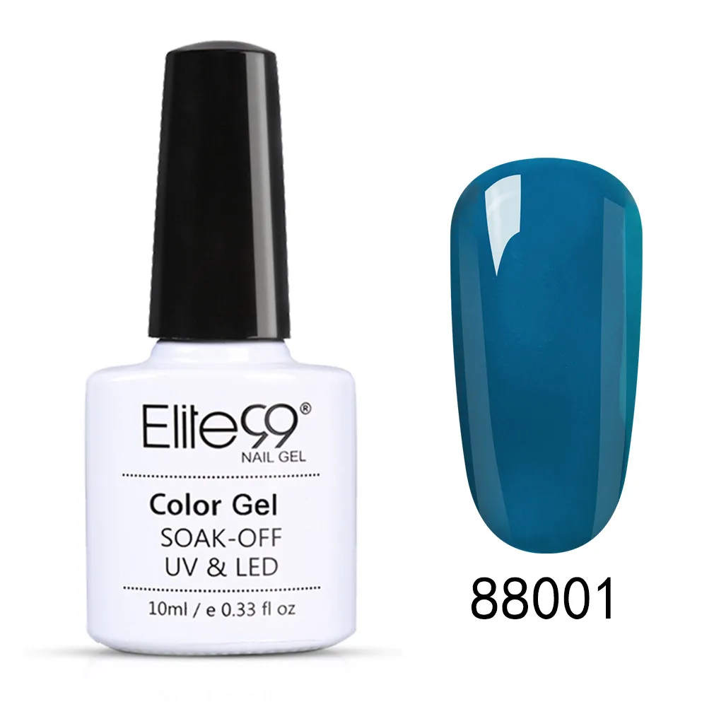88001 Elite99 10 мл сменный Гель-лак для ногтей микс с цоколем цветной гель Halo эффект Гель-лак замочить от гель-лаки для ногтей DIY Дизайн ногтей - Цвет: 88001