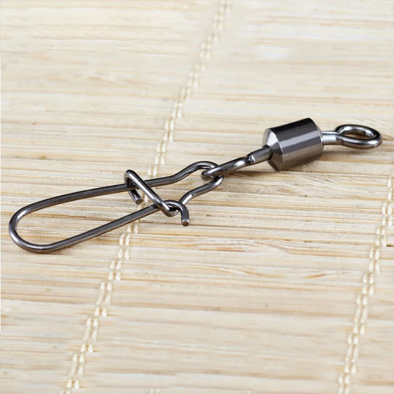 100 шт./компл. рыболовные соединительные шарниры блокировочный штифт вертлюг для