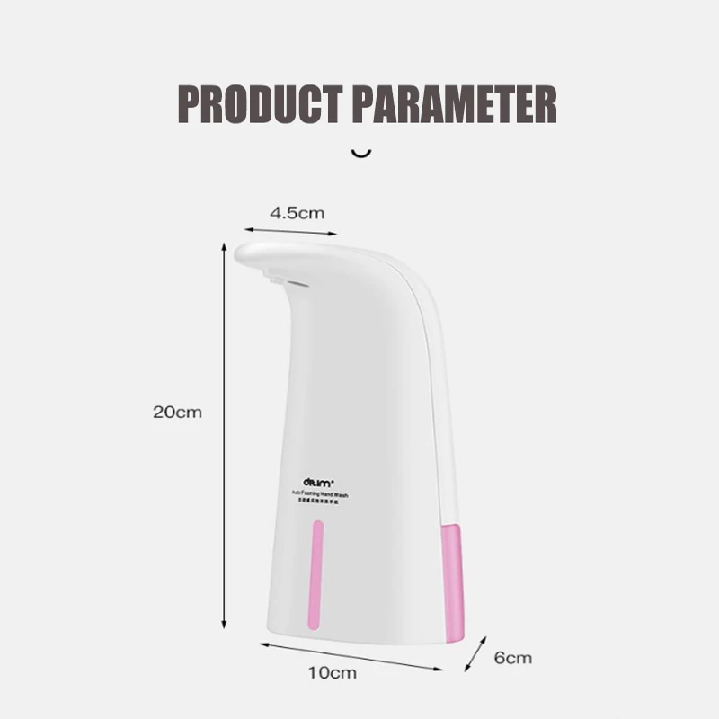 

Foam Soap Dispenser Automatic Touchless Hand Wash Washer Kitchen Bathroom Foaming Soap Dispenser 0.25S Infrared Induction Sensor