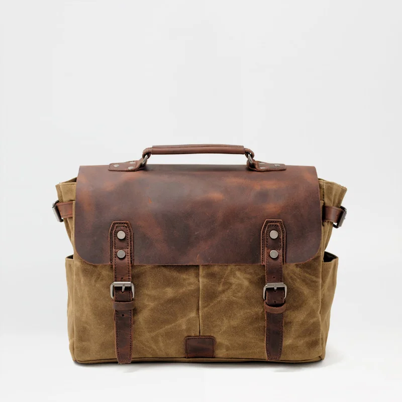 Сумка-ветровка в американском стиле ретро для мужчин и женщин парусиновая