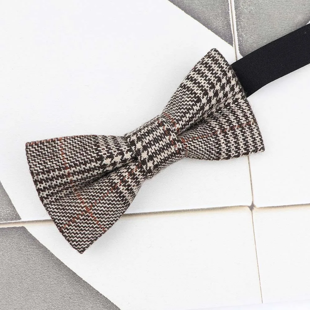 Новинка 100% шерстяные галстуки бабочки для мужчин модные регулируемые жениха