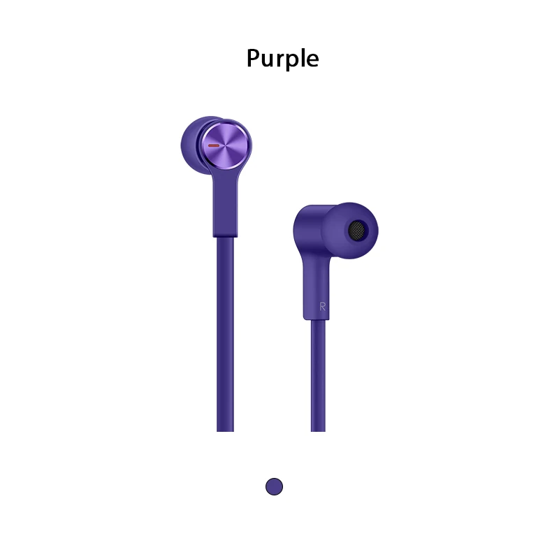 Purple Оригинальные беспроводные наушники huawei FreeLace, Bluetooth, спортивные, водонепроницаемые, в уши, кабель памяти, металлическая полость, силиконовый магнитный переключатель - Цвет: Purple