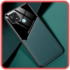 Роскошный кожаный чехол с текстурой для Realme C21 C11 C12 C15 C17 C20 C25 C3 GT  Realme 6 7 8 Pro магнитный держатель чехол для телефона Funda