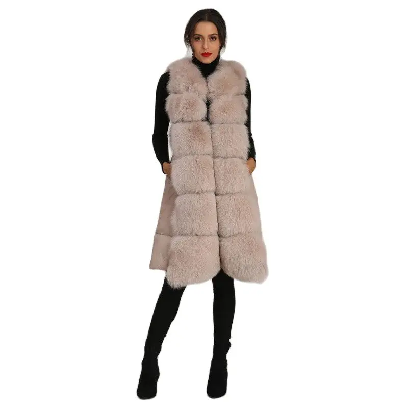 Рисунок 2 - Женский Длинный жилет из натурального Лисьего меха