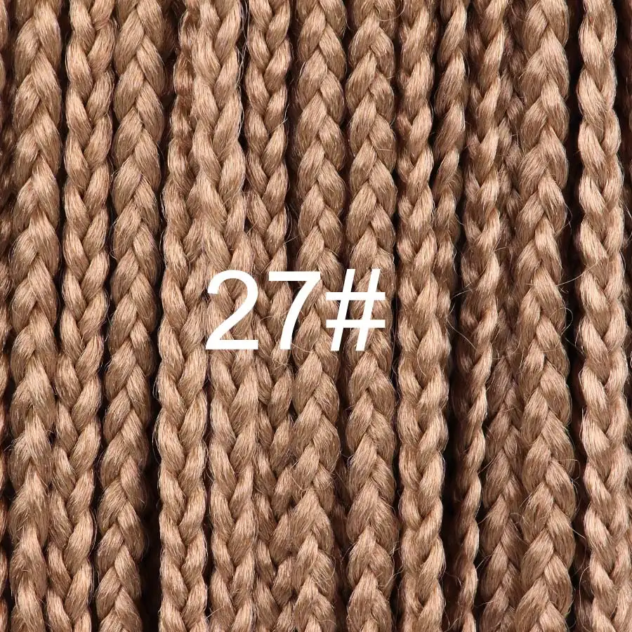 1B/27HL Leeons 1" 16" 2" 24" 3" Omber Box косички для женщин Kanekalon Синтетические косички для наращивания волос косички для волос - Цвет: 1B/27HL