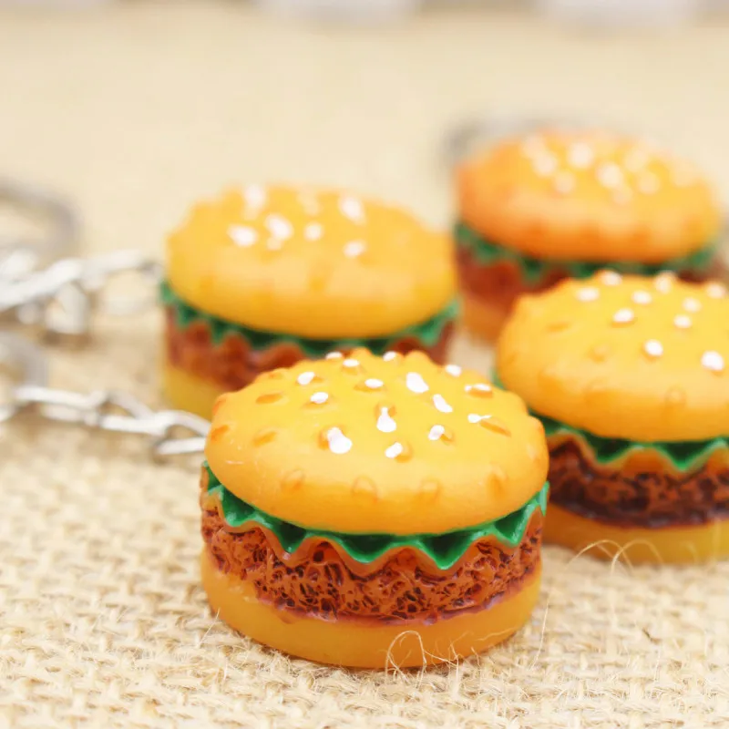 3 шт./лот новые брелоки для гамбургеров подвески подарки/сумки аксессуары