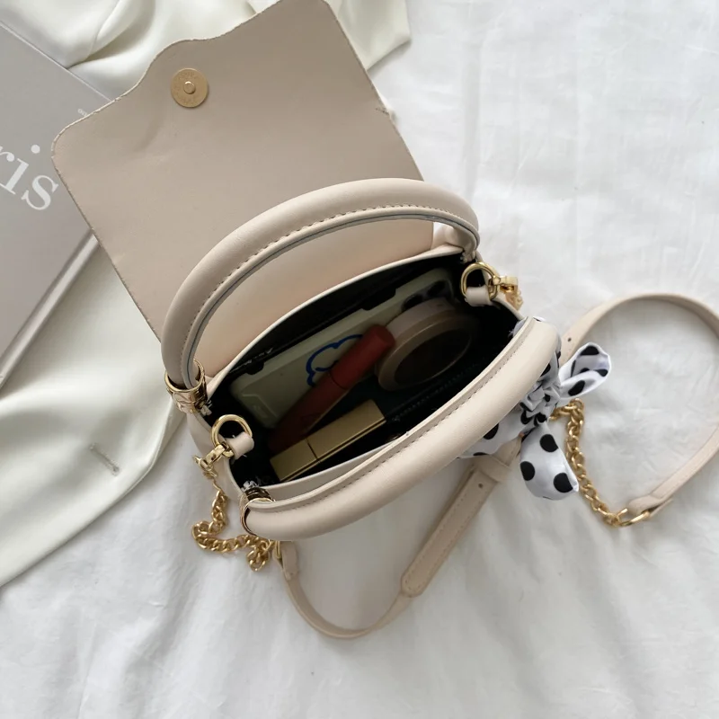 

Small Flap Messenger Bag Luxury Women Brand Leather Shoulder Tote Bags Elegant Pure Color Crossbody Handbag Lady Top Handle Bag