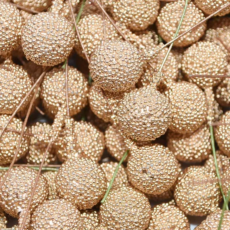 

20-40Pcs 12-20mm Artificial Flower Fruit Stamens Plastic Foam Pearl Berries for Wedding Decoration DIY Wreath Garland Gift Box