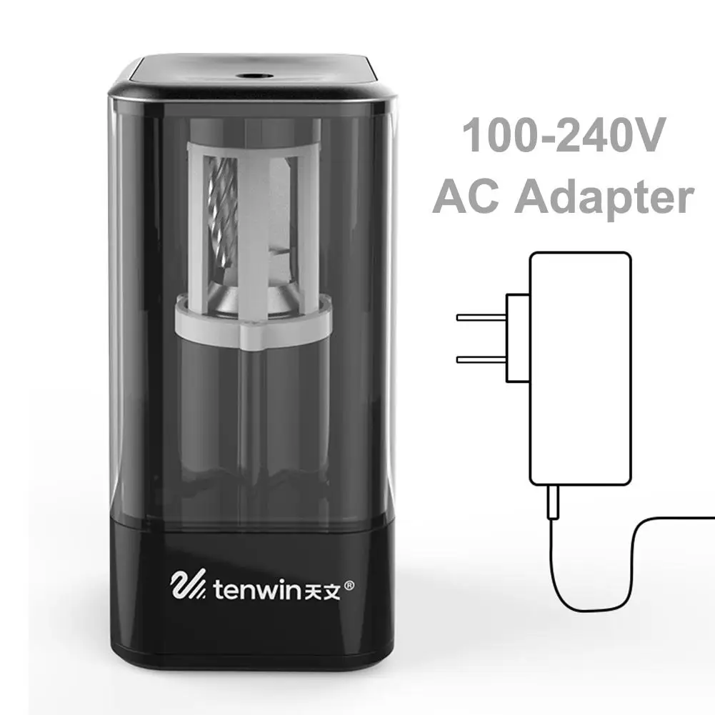 Электрическая точилка для карандашей с автоматической остановкой адаптера