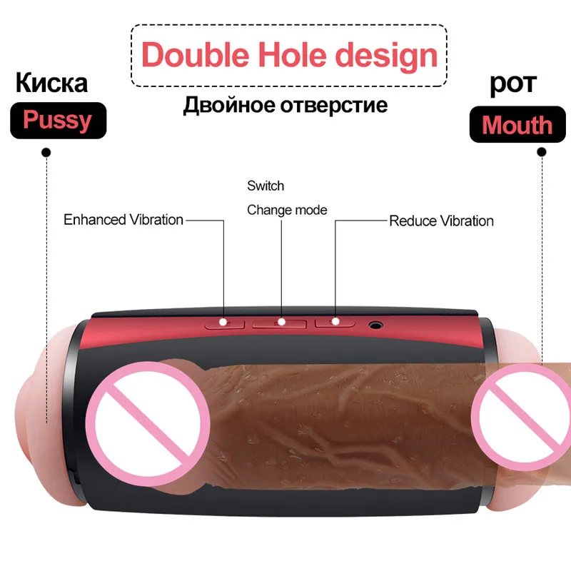 Автоматический мужской мастурбатор чашка реальный рот Вагина сосание карманная