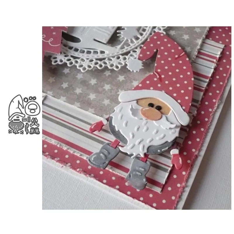 Новинка 2019 набор металлических вырубных штампов Санта Клауса для скрапбукинга