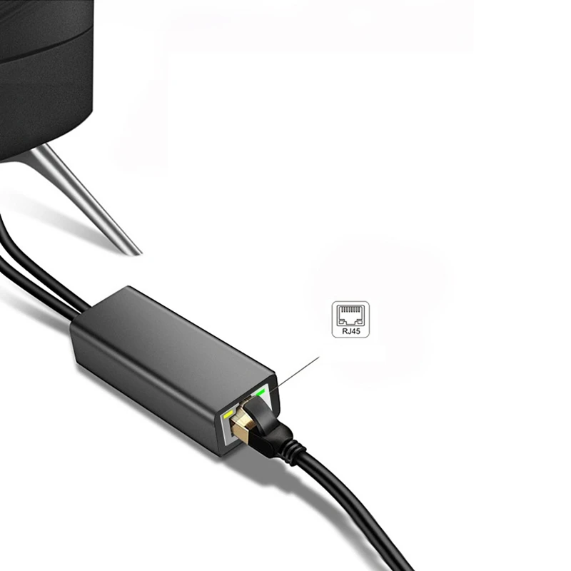 Micro-USB2.0 к RJ45 Ethernet адаптер Plug and Play 10/100 Мбит/с для нового Fire TV Stick/Google Home |