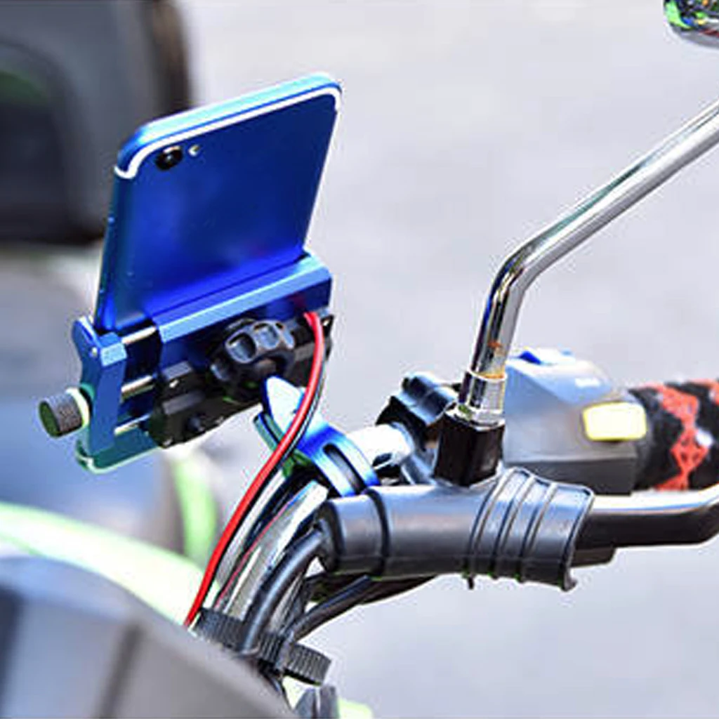 Велосипедные держатели для телефонов быстрая зарядка через USB вращение на 360 °