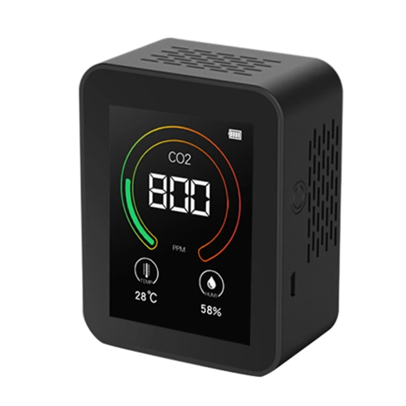 

CO2 Gas Analyzer PPM Sensor Air Quality Monitor CO2 Detector Gas Concentration Intelligent Air Quality Monitor 400-5000 PPM 19QB