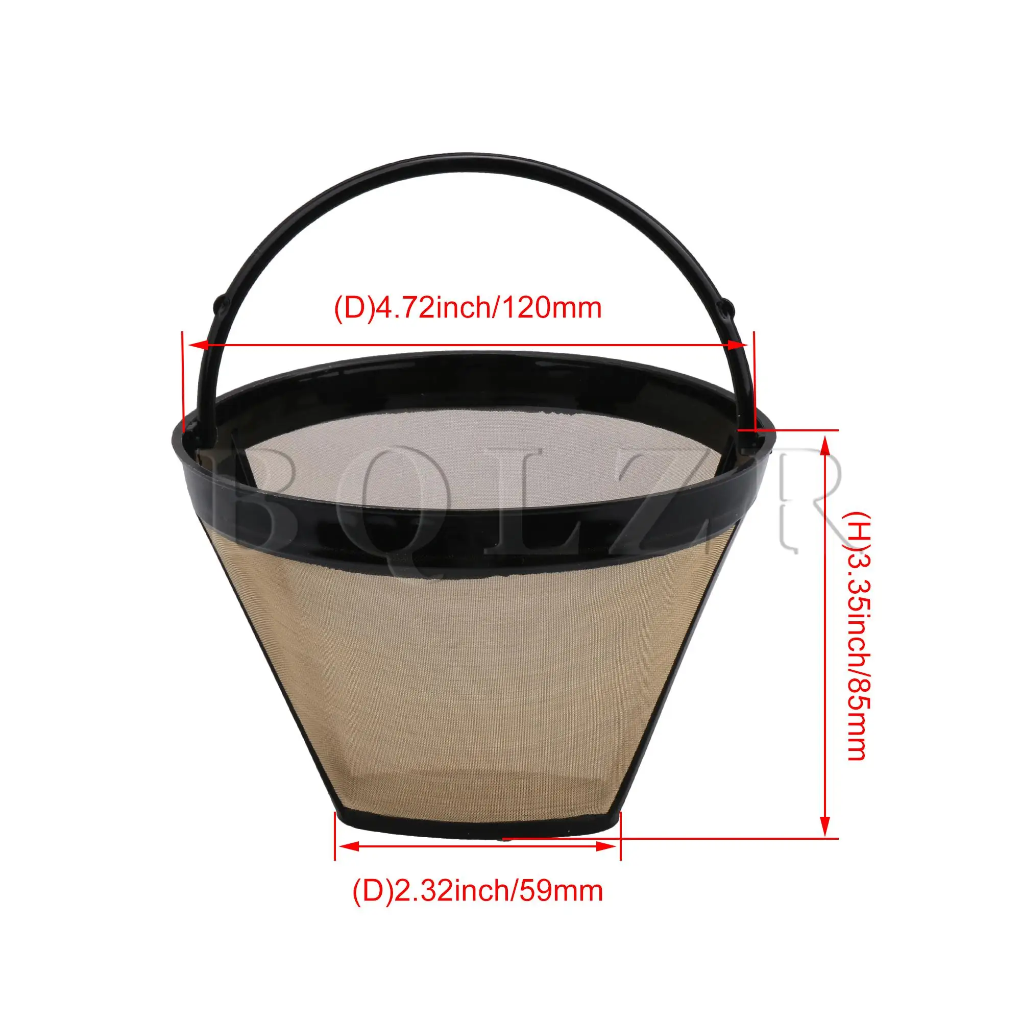 

BQLZR V Shape Drip Coffee Strainer Filter Funnel Basket Coffee Machine #4