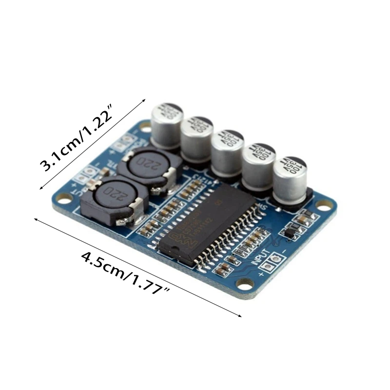 

Плата цифрового усилителя мощности XX9A TDA8932, одноканальная плата 35 Вт постоянного тока 10 30 в, высокомощный домашний акустический модуль в сбо...