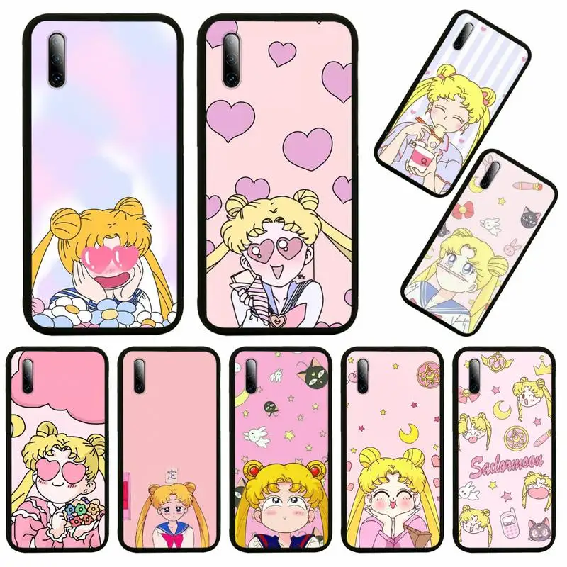

Lovely Sailors Cute Moon Phone Case For Samsung A6 A7 A8 A10 A11 A20 A21 A30 A31 A40 A50 A70 A80 A91 Plus S E Coque