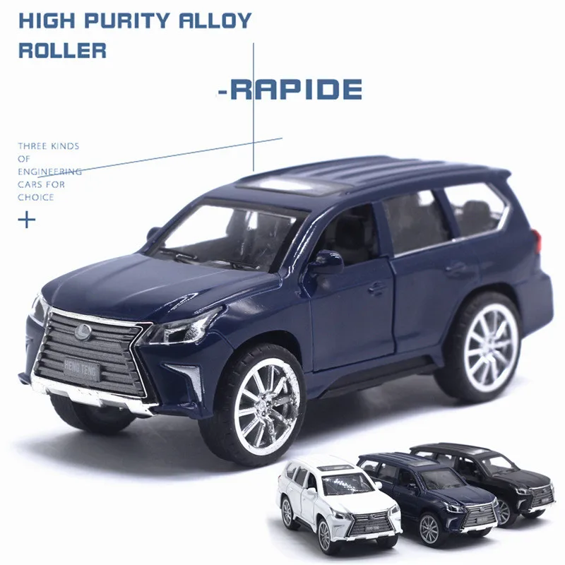1:36 модель автомобиля из сплава lexus LX570 литая металлическая Игрушечная машина со
