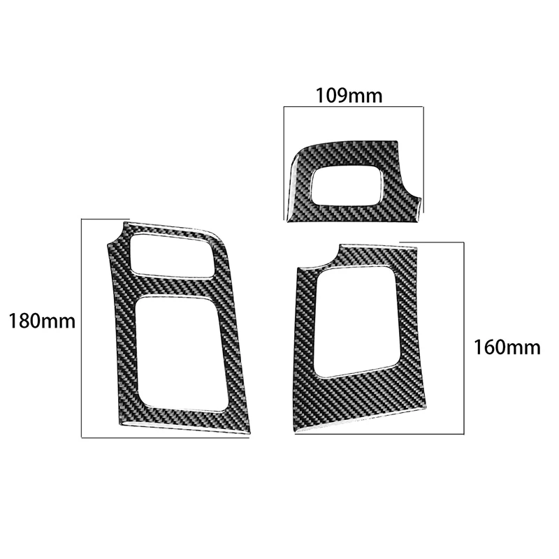 

for Toyota Prius 2012-2015 Carbon Fiber Dashboard Air Conditioner Vent Outlet Frame Cover Trim Sticker Accessories,LHD