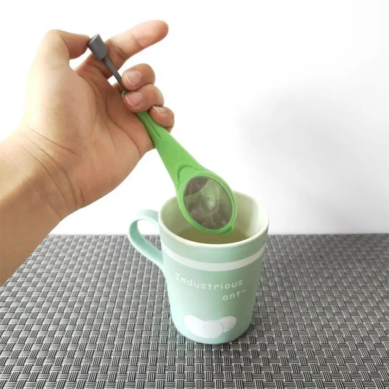 

KitchenAce Tea Infuser Measure Gadgets Swirl Steep Stir&Press Plastic Tea Coffee Strainer Swirl Steep Tea Filter Kitchen Gadget